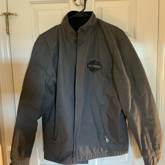 Harley Davidson Riding Jacket, Reverable, Sz Medium - Picture 3 of 5